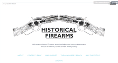 Desktop Screenshot of historicalfirearms.info